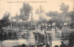 CPA 11 INAUGURATION DU MONUMENT COMMEMORATIF D'ARGELIERS / 3 JUILLET 1921 - Altri & Non Classificati