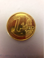 1 Euro 1999 Doré à L'or Fin Rare - Bélgica