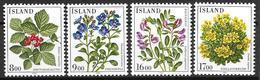 Islande 1985 N° 581/584 Neufs Fleurs - Unused Stamps