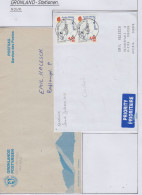 Greenland Station Nuuk  2 Covers  (GB153A) - Stations Scientifiques & Stations Dérivantes Arctiques