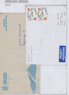 Greenland Station Nuuk  2 Covers  (GB153A) - Wetenschappelijke Stations & Arctic Drifting Stations