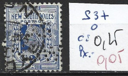 NEW SOUTH WALES SERVICE 37 Oblitéré Côte 0.25 € - Usados