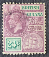 Guyane Britannique 1913/17 N°119 Ob TB Cote 6€50 - British Guiana (...-1966)