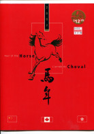 RC 27044 CANADA 2002 ANNÉE DU CHEVAL / YEAR OF THE HORSE POCHETTE NEUVE SOUS BLISTER - Nuevos