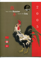 RC 27046 CANADA 2005 ANNÉE DU COQ / YEAR OF THE ROOSTER POCHETTE NEUVE SOUS BLISTER - Ungebraucht