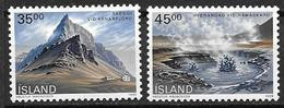 Islande 1989 N° 657/658 Neufs Paysages - Nuovi