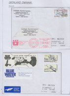 Greenland Station Nuuk  2 Covers  (GB155A) - Forschungsstationen & Arctic Driftstationen