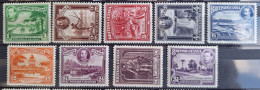 Guyane Britannique 1934 N°142/48 + N°153/54 ** TB Cote +106€50 - British Guiana (...-1966)