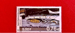 SAINT PIERRE ET MIQUELON SPM 2001  - 1 V MNH ** Vue Stylisée De L’aéroport YT 753 Faciale 0,76€ - Nuevos