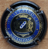 Capsule Champagne MAILLY GRAND CRU Série Mailly Grand Cru En Circulaire, Cercle Bleu Roi & Or Nr 12h - Mailly Champagne