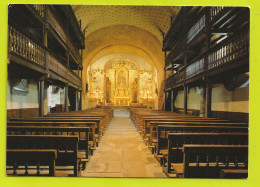 64 Saint Etienne De Baigorry Intérieur De L'Eglise En 1989 Sur Les Chemins De St Jacques De Compostelle Rétable Classé - Saint Etienne De Baigorry