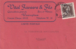 Vital Faveere & Fils  Quincaillerie Générale  Fers Et Métaux  Waereghem  1953 - Lettres & Documents