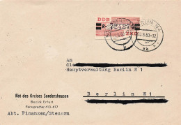 DDR Brief Dienst EF Rat Des Kreises Sonderhausen N. Berlin 1960 - Covers & Documents
