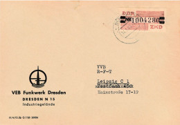 DDR Brief Dienst EF VEB Funkwerk Dresden 1960 - Lettres & Documents