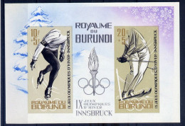 Burundi Bloc Non Dentelé Imperf JO 64 ** - Winter 1964: Innsbruck