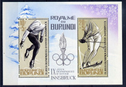 Burundi Bloc JO 64 ** - Invierno 1964: Innsbruck