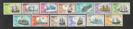 SE)1973 CHRISTMAS ISLAND, FROM THE BOATS SERIES, MARINE EXPLORATIONS OF THE INDIAN OCEAN, 13 MINT STAMPS - Altri - Asia