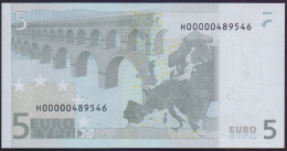 Slowenien, H / E010 - A4, 5x 00000...., Perfekt Unc. - 5 Euro