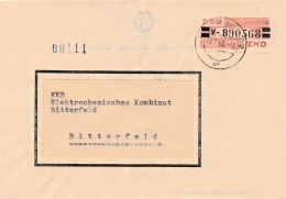 DDR Brief Dienst EF Deutsche Handelszentrale Chemie Halle 1960 N. Bitterfeld - Briefe U. Dokumente