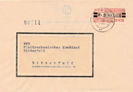 DDR Brief Dienst EF Deutsche Handelszentrale Chemie Halle 1960 N. Bitterfeld - Covers & Documents