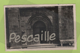 87 HAUTE VIENNE - CP BUSSIERE POITEVINE - PORTAIL DE L'EGLISE - CIM - CIRCULEE EN 1950 - Bussiere Poitevine
