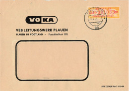 DDR Brief Dienst EF VOKA VEB Leitungswerk Plauen 1958 - Briefe U. Dokumente