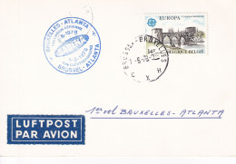 Bruxelles  Atlanta  SABENA  Par Avion LUFTPOST  1978 - Lettres & Documents