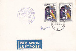 Bruxelles Douala SABENA  Par Avion LUFTPOST  1972 - Lettres & Documents