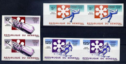 Senegal Série Complète Paires Non Dentelé Imperf JO 72 ** - Winter 1972: Sapporo