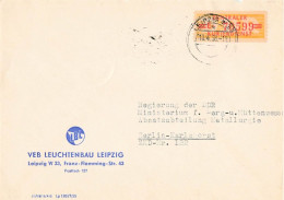 DDR Brief Dienst EF VEB Leuchtenbau Leipzig 1958 - Covers & Documents