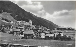 DISENTIS / MUSTÉR  ► Dorfpartie Mit Dem Kloster, Fotokarte Ca.1930 - Disentis/Mustér