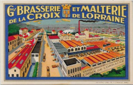 CPA Bière Publicité Publicitaire Non Circulé La Croix De Lorraine Bar Le Duc - Werbepostkarten