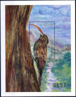 Bhutan 1999 MNH MS, Red-billed Scythebill , Wood Pecker, BIRDS - Climbing Birds