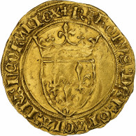 France, Charles VI, Écu D'or à La Couronne, Romans, Or, TTB, Duplessy:369 - 1380-1422 Charles VI The Beloved
