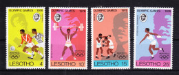 Lesotho 209-212 Postfrisch Olympische Sommerspiele, MNH #RG212 - Lesotho (1966-...)
