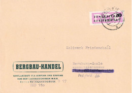 DDR Brief Dienst EF Bergbau Handel Berlin 1957 N Bernburg - Covers & Documents