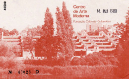 CENTRO DE ARTE MODERNA GULBENKIAN - Biglietti D'ingresso