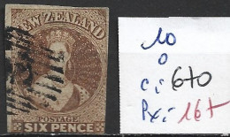 NOUVELLE-ZELANDE 10 Oblitéré Côte 670 € - Used Stamps