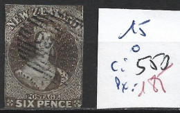 NOUVELLE-ZELANDE 15 Oblitéré Côte 550 € - Used Stamps