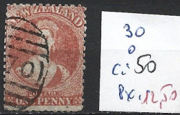 NOUVELLE-ZELANDE 30 Oblitéré Côte 50 € - Used Stamps