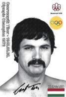 HUNGARY - ORIG.AUTOGRAPH - CSERVENYÁK TIBOR - OLYMPIC CHAMPION - WATER POLO - 1976 MONTREAL - Sportspeople