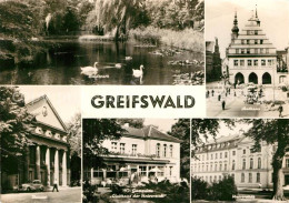 72982837 Greifswald Stadtpark Rathaus Theater HOG Clubhaus Der Universitaet  Gre - Greifswald