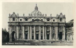 ROME, IT - ST PETERS BASCILICA - CANADIAN PACIFIC CRUISE - REAL PHOTOGRAPH - PUB. ASS. SCREEN NEWS LTD - - Iglesias