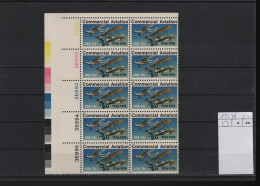 USA Michel Cat.No. Mnh/** 1254 - Plate Blocks & Sheetlets