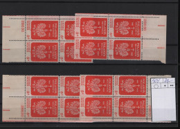 USA Michel Cat.No. Mnh/** 904 Different Positions And Different Plate Nos - Plate Blocks & Sheetlets