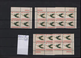 USA Michel Cat.No. Mnh/** 892 Different Positions And Different Plate Nos - Numero Di Lastre