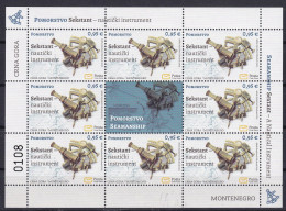 MONTENEGRO 2020,MARITIME,Seamanship Sextant - A Nautical Instrument,VIGNETTE,SHEET,MNH - Montenegro