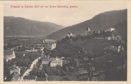 E4956) FRIESACH In Kärnten - 637m Von Ruine Geiersberg Gesehen - Mit Häusern ALT ! 1912 - Friesach