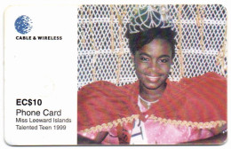 Anguilla - Miss Leeward Islands Talented Teen 1999 (Black Chip) - Anguila