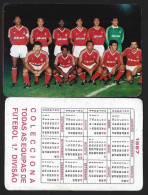 Calendar With The Benfica Football Team That Won Portugal In The 1986/7 Season. Calendário Com Equipa De Futebol Do Benf - Petit Format : 1981-90